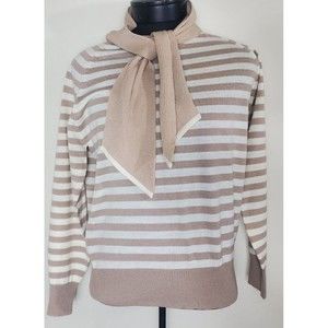 Knitivo Size 42 Medium Neck Sweater Long Sleeves Womens Vintage NWT